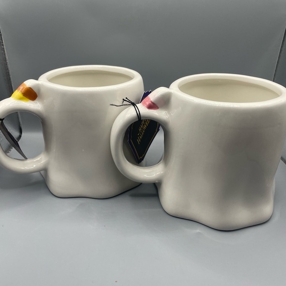 Global Design Candy Corn Boy And Girl Ghost Set BOO With Pumpkins NEW - Picture 4 of 4